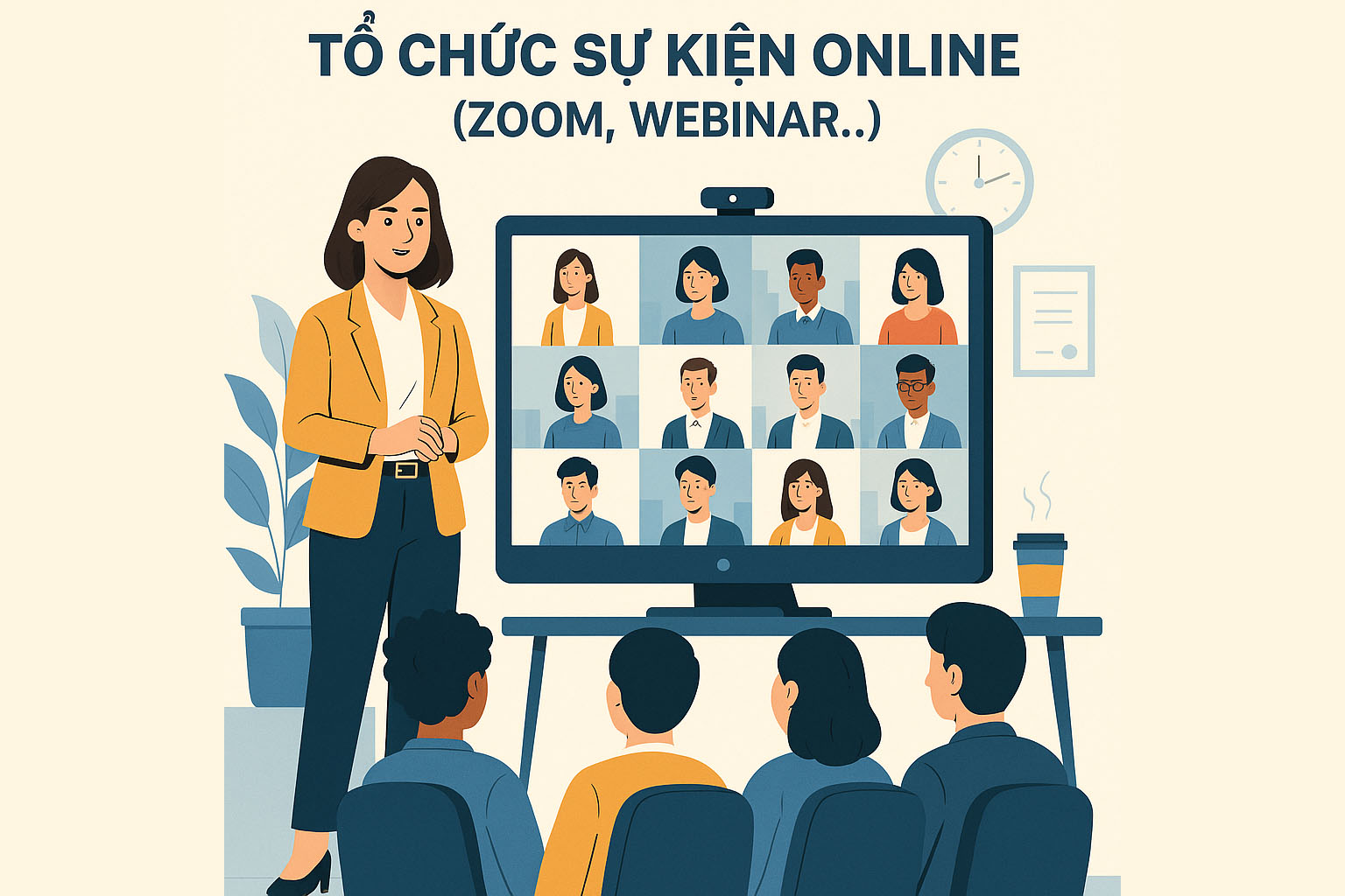 Tổ chức sự kiện online (Zoom, Webinar...)