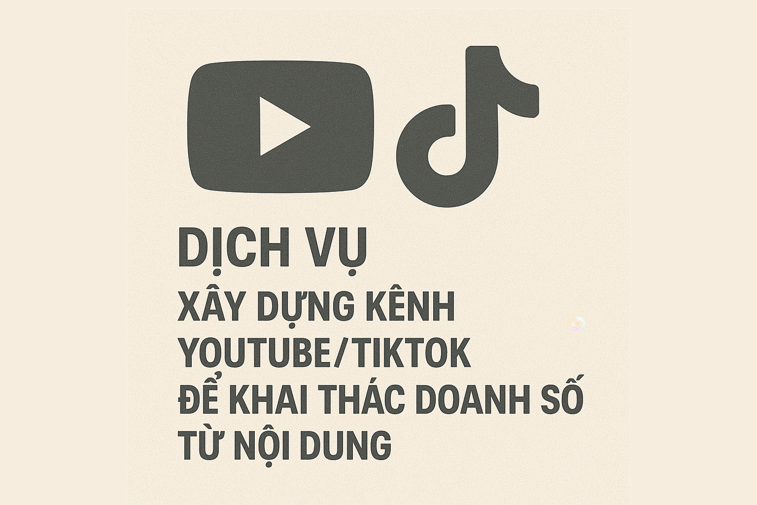 Xây dựng kênh YouTube/TikTok để khai thác doanh số từ nội dung