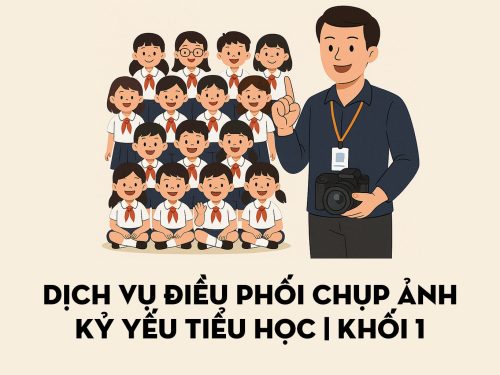 Dịch vụ điều phối Chụp ảnh Kỷ yếu Tiểu học Lớp 1