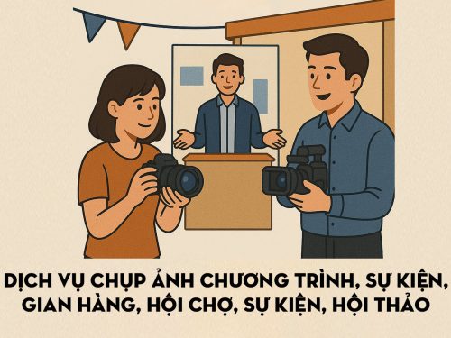 Dịnh vụ Chụp ảnh Chương trình, Gian hàng, Sự kiện | Gói C
